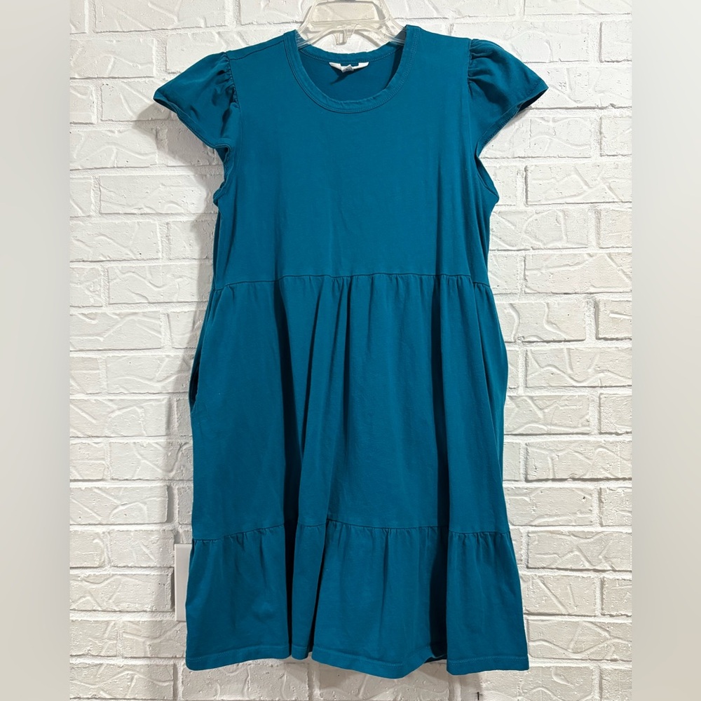Time and Tru Teal Casual Dress